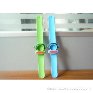 Customized Adjustable Rubber Watch Straps , Big Mouth Monke